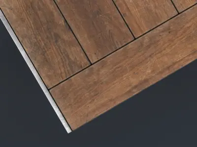 Modern Outdoor Bench 42 PBR Game Ready Low-poly 3D model