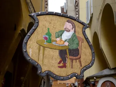 Old Tavern Street Sign 4K and 8K Low-poly 3D model