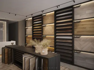 Wood floor shop 3D print model