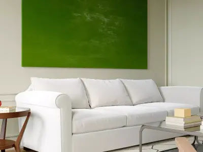 French-style living room 3D model