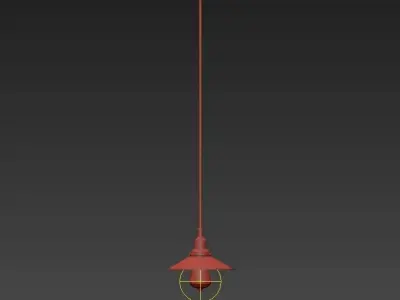 Loft Cone Pendant 22 3D model