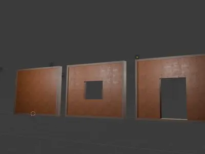 WOOD WALL 4K - FBX 3D model