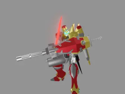 The Mecha Attacker 8 3D model