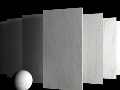 Marble Set Gioia Silver 80x160 Texture
