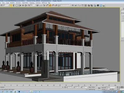 Resort Buildings Design 3D model