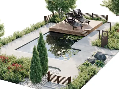 Town Square 3 3D model