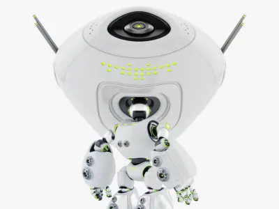 Pirate bot VI 3D model