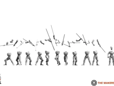 Misc - mannequins 3D print model