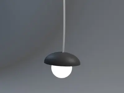 high quality 3D model light bulb Low-poly 3D model