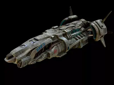 Spaceship 3D model 23