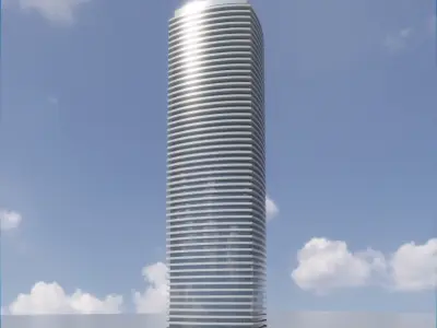 Parametric Building 1d4 3D model