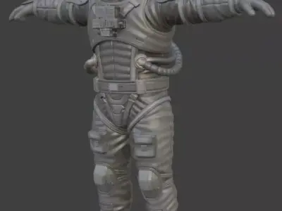 Astronaut Spacesuit 3D Model 3D model