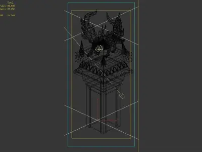 Game Heihe - Architecture - Ruins 02 3D model