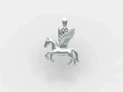 Pegasus Horse Pendant 3D print model