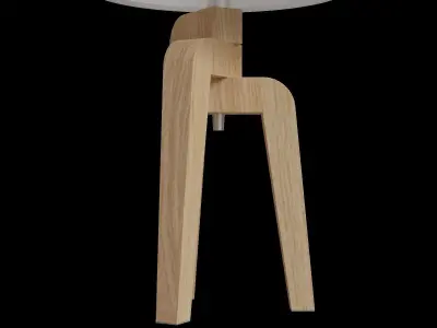 Lund Table Lamp Low-poly 3D model