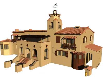 Desert House Facade 3D model