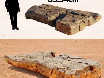 Desert Landscape 3D model