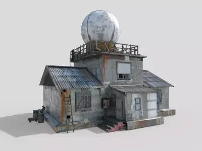 Abandoned Polar Station 3D model