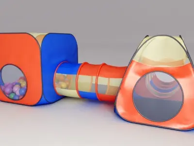 Kids Playground Low-poly 3D model