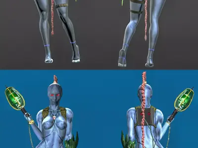 Warhammer 4k Callidus Assassin 3D model