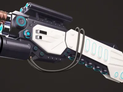 Robotic Arm 02 Wall 3D model