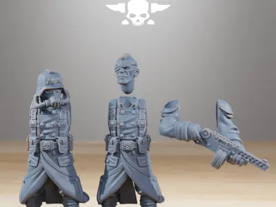 GrimGuard Combatants  3D print model