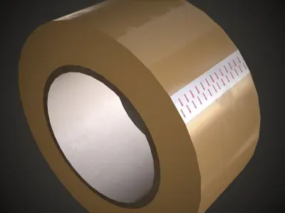 Packing Tape Low-poly 3D model