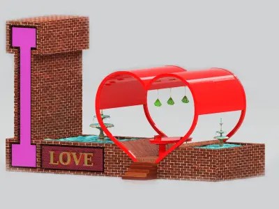 Alcove  Love 3D model