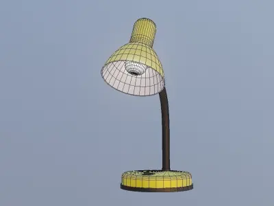 Simple desk lamp 3D model purchase