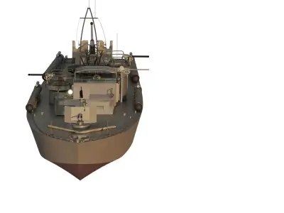 WW2 PATROL BOAT 3D model