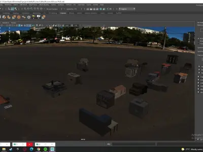 Low Poly House Pack Low-poly 3D model