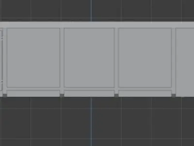 H0 1-87 scale Boxcar Eaos-x 057 3D print model