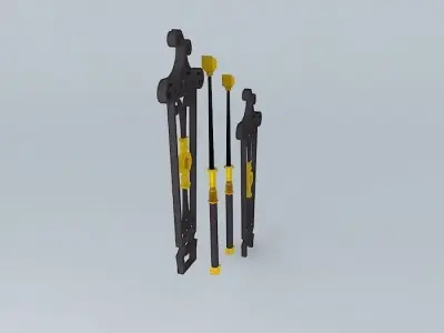 The Grand Staircase Banister Segments 3D model