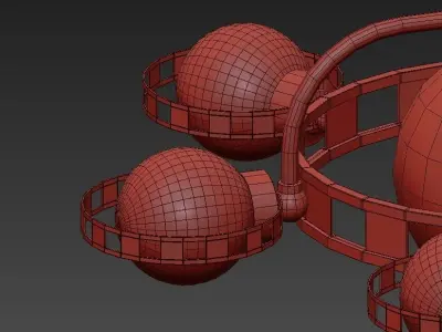 OLYMPUS CHANDELIER 3D model