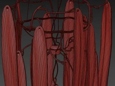 Straw Single Waterfall by Serip 3D model