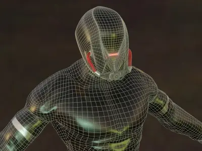 Sci-Fi Character Low-poly 3D model purchase