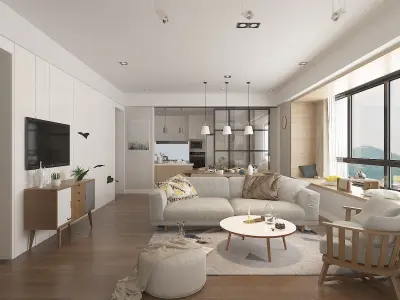 Modern apartment 02 3D model