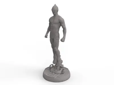 Ultraman statue of man 3D print model