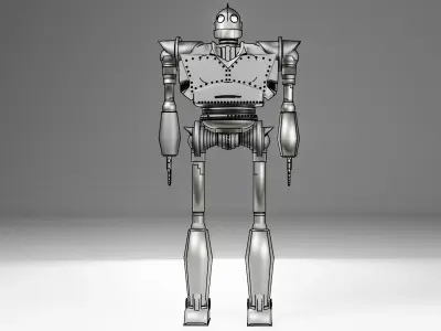 Steel Giant Mid poly 3D model