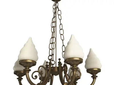 Brass Pendant Lamp 3D model