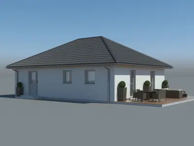 Generic Holiday Bungalow 003 3D model