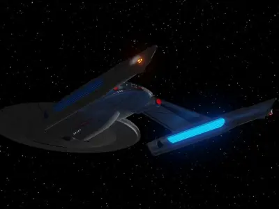 Shogun Class Light Cruiser 3D model