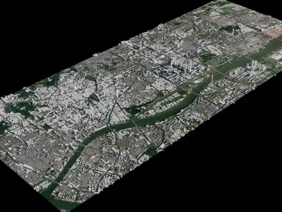 Guangzhou - China 3D model