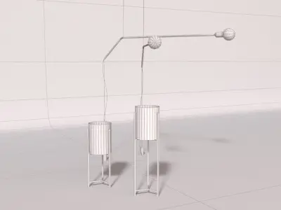 lampset hakatea puntoycoma 3D model