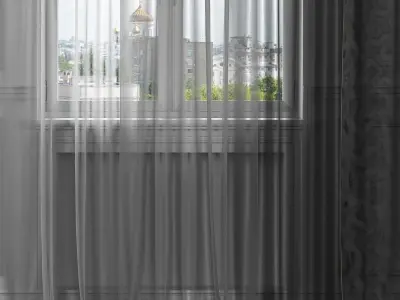 Curtain Set 331 3D model