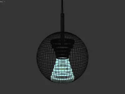 Pendant Lamp - Beluga Royal 3D model