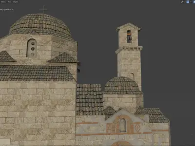 Byzantine Church 3D model