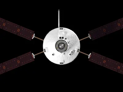 Automated Transfer Vehicle spacecraft 3D model
