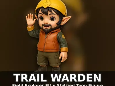Pocket Pioneers - Stylized 3D Character Collection 6-Pack 3D print model