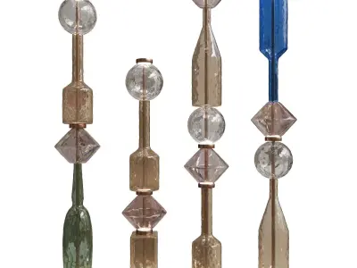 Paolo Castelli floor lamp icone luminose 3D model